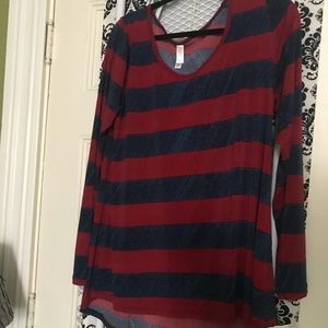 NWT striped LuLaRoe Lynnae XL
